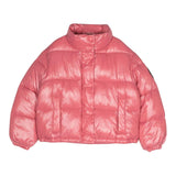 SAVE THE DUCK giubbino tinta unita con bottoni Rosa per Bambina J31326G ROSA SAVE THE DUCK