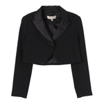 TWINSET giacca crop tinta unita Nero per Bambina 242GJ2110X NERO TWINSET