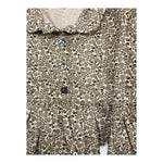 CAFFE' D'ORZO camicia tinta unita con fantasia fiori Bianco per Neonata ZV5A50 BIANCO CAFFE' D'ORZO