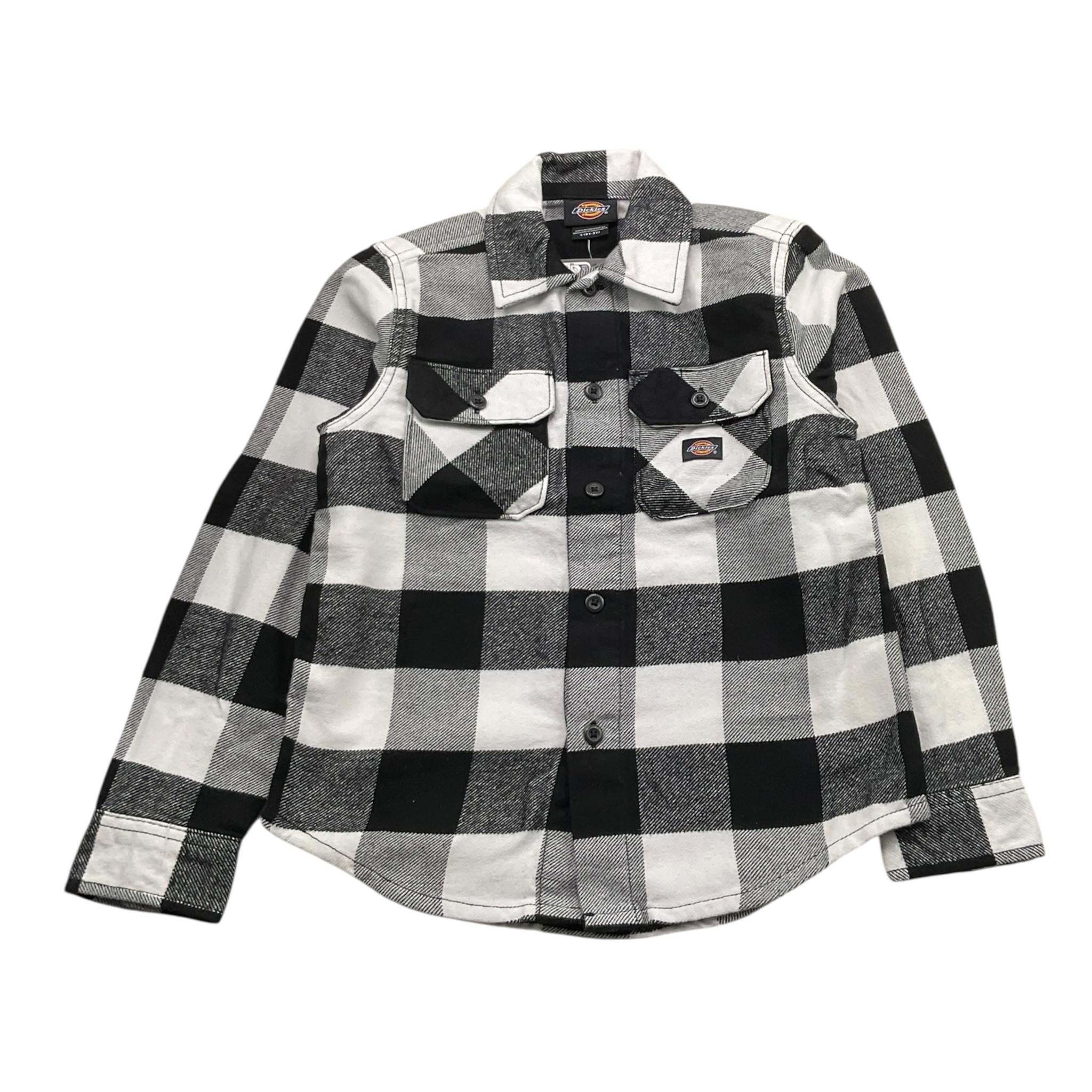 DICKIES camicia biclore con fantasia a quadri Nero per Bambino 520043965700100 NERO DICKIES