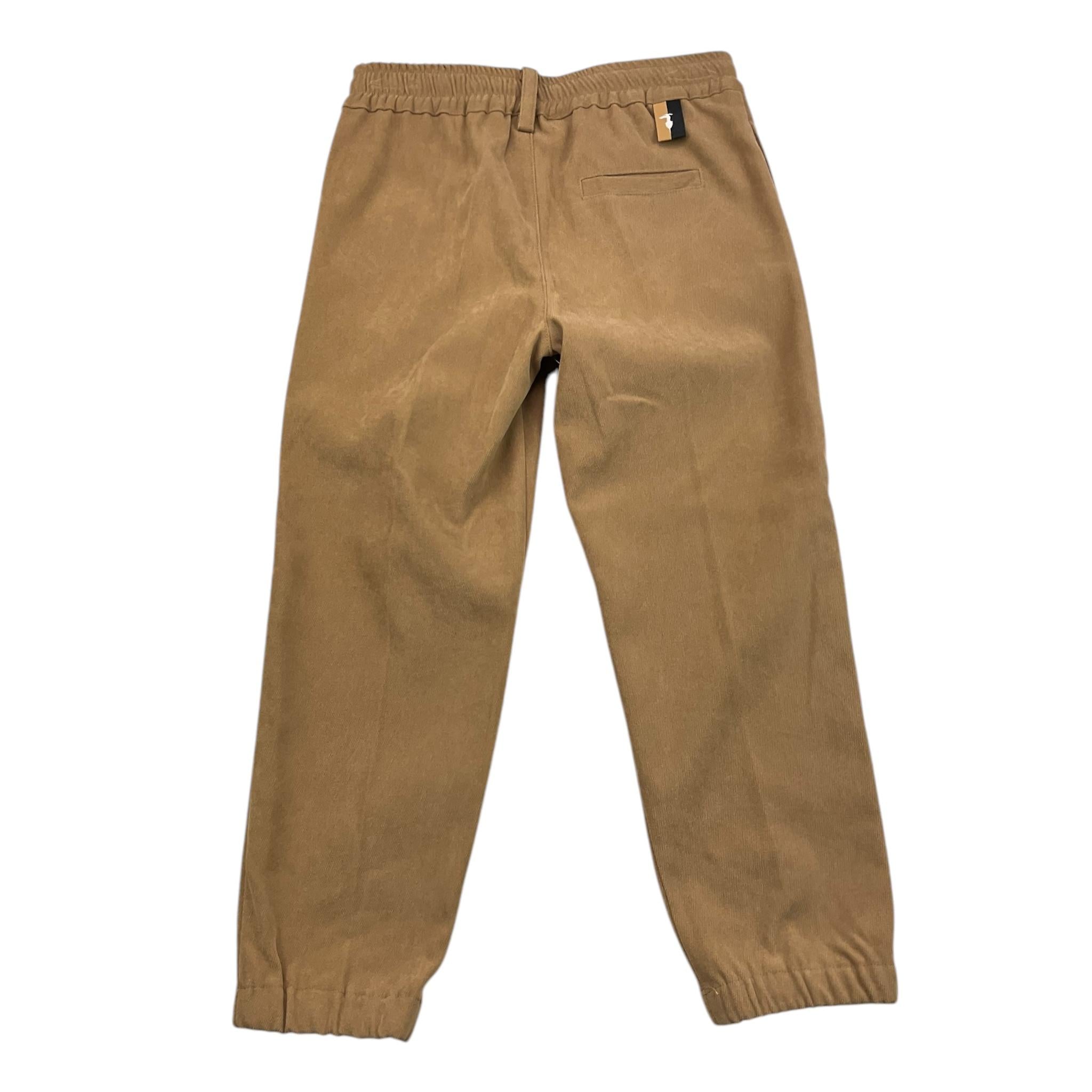 TRUSSARDI pantalone tinta unita con elastico in vita Cammello per Bambino TBA25150PA CAMMELLO TRUSSARDI