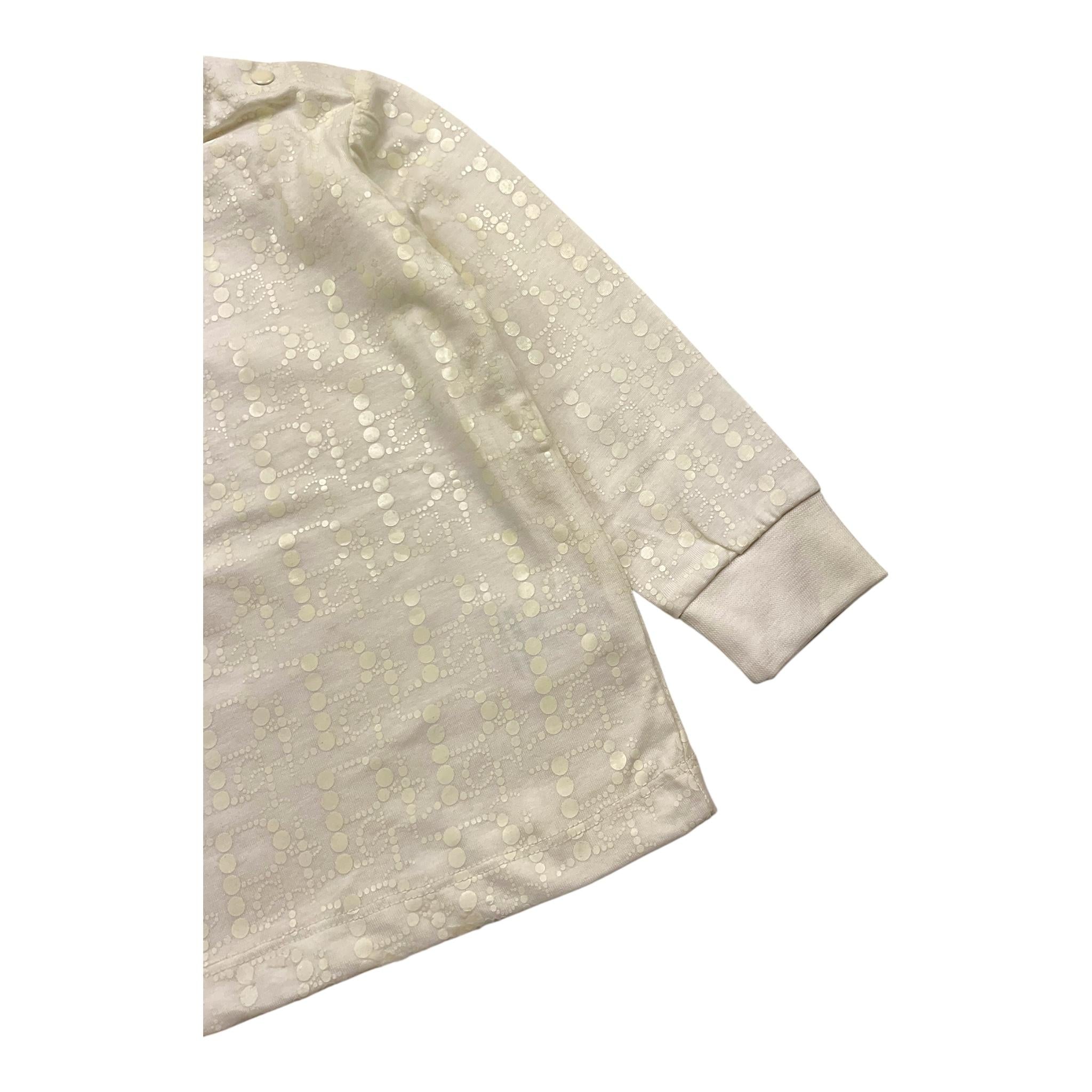 CESARE PACIOTTI shirt girocollo tinta unita con stampa Panna per Neonato TSP5351BXN PANNA CESARE PACIOTTI
