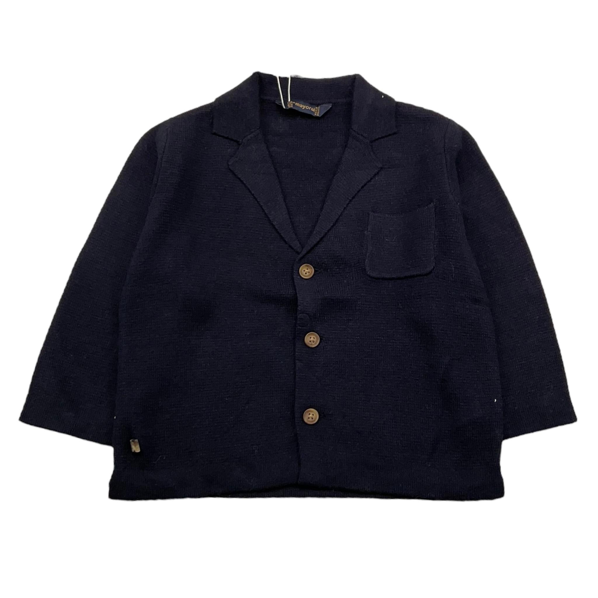 MAYORAL giacca tinta unita in maglia Blu per Neonato 2464 BLU MAYORAL