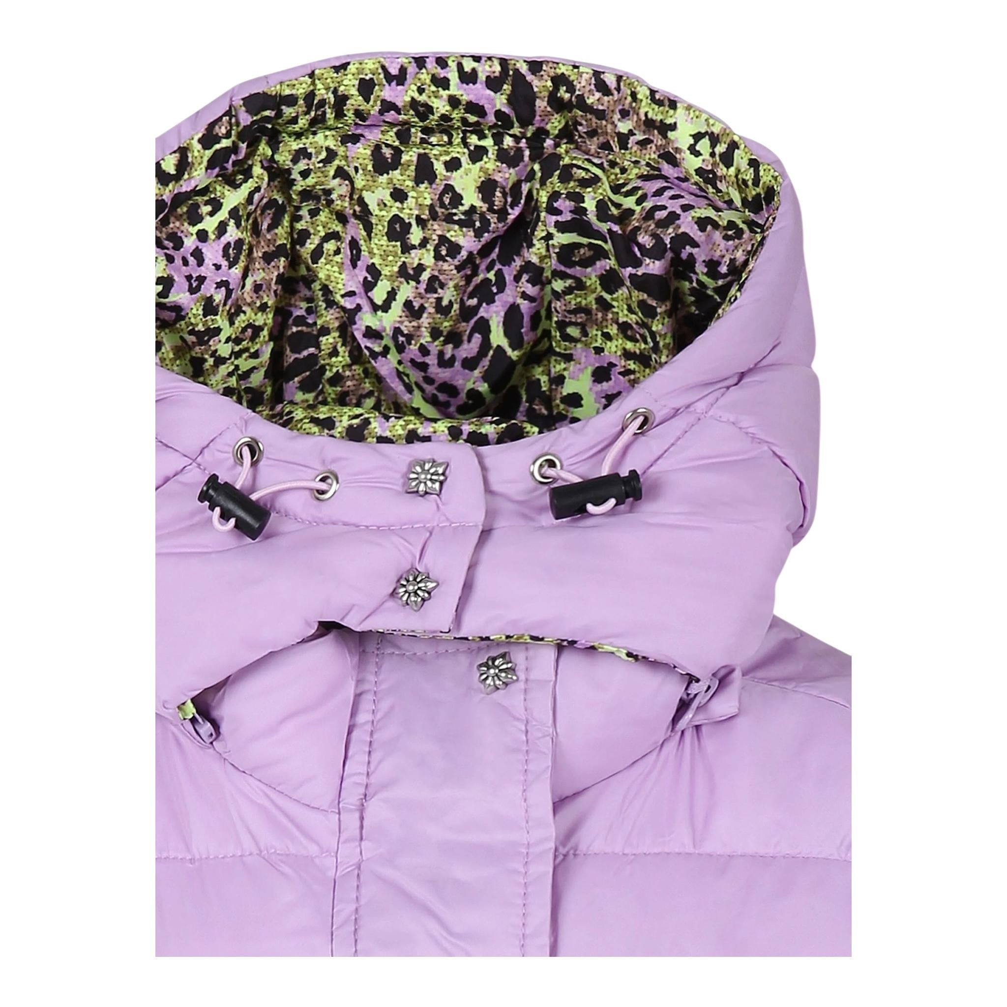 JOHN RICHMOND giubbino tinta unita con cappucio Lilla per Neonata RGA24084PIN LILLA JOHN RICHMOND