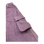 MOUSSE pantalone tinta unita modello a palazzo con elastico in vita Lilla per Bambina HKPCV362 LILLA MOUSSE