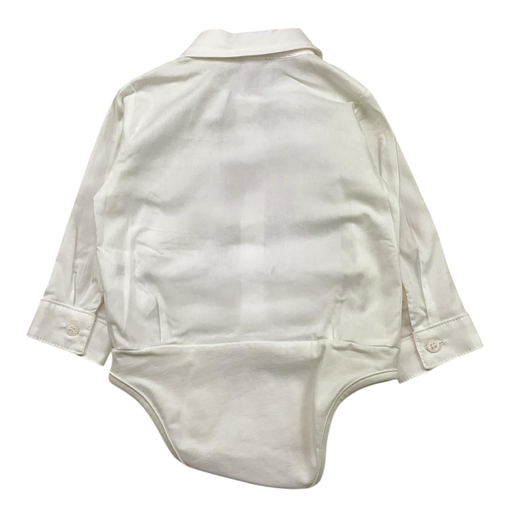 CICCINO camicia modello body tinta unita Bianco per Neonato CCB0331 BIANCO CICCINO