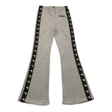 DIADORA pantalone tinta unita modello zampa con profili logati Grigio per Bambina F4IJGLG138 GRIGIO DIADORA