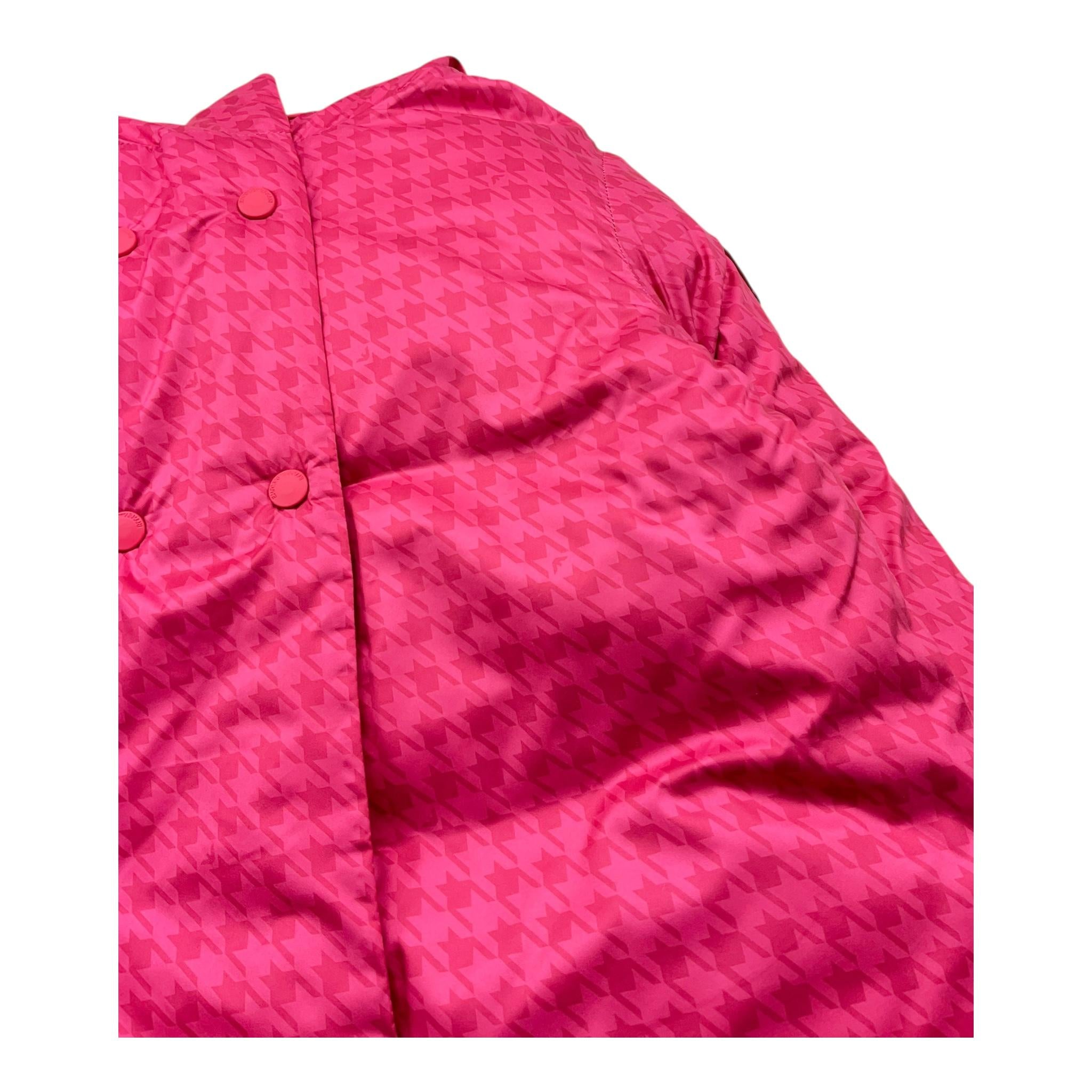 EMPORIO ARMANI giubbino tinta unita con zip e cappuccio Fuxia per Bambina 6REL04 FUXIA EMPORIO ARMANI