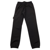 STONE ISLAND pantalone tinta unita con elastic in vita Nero per Bambino 791660544 NERO STONE ISLAND