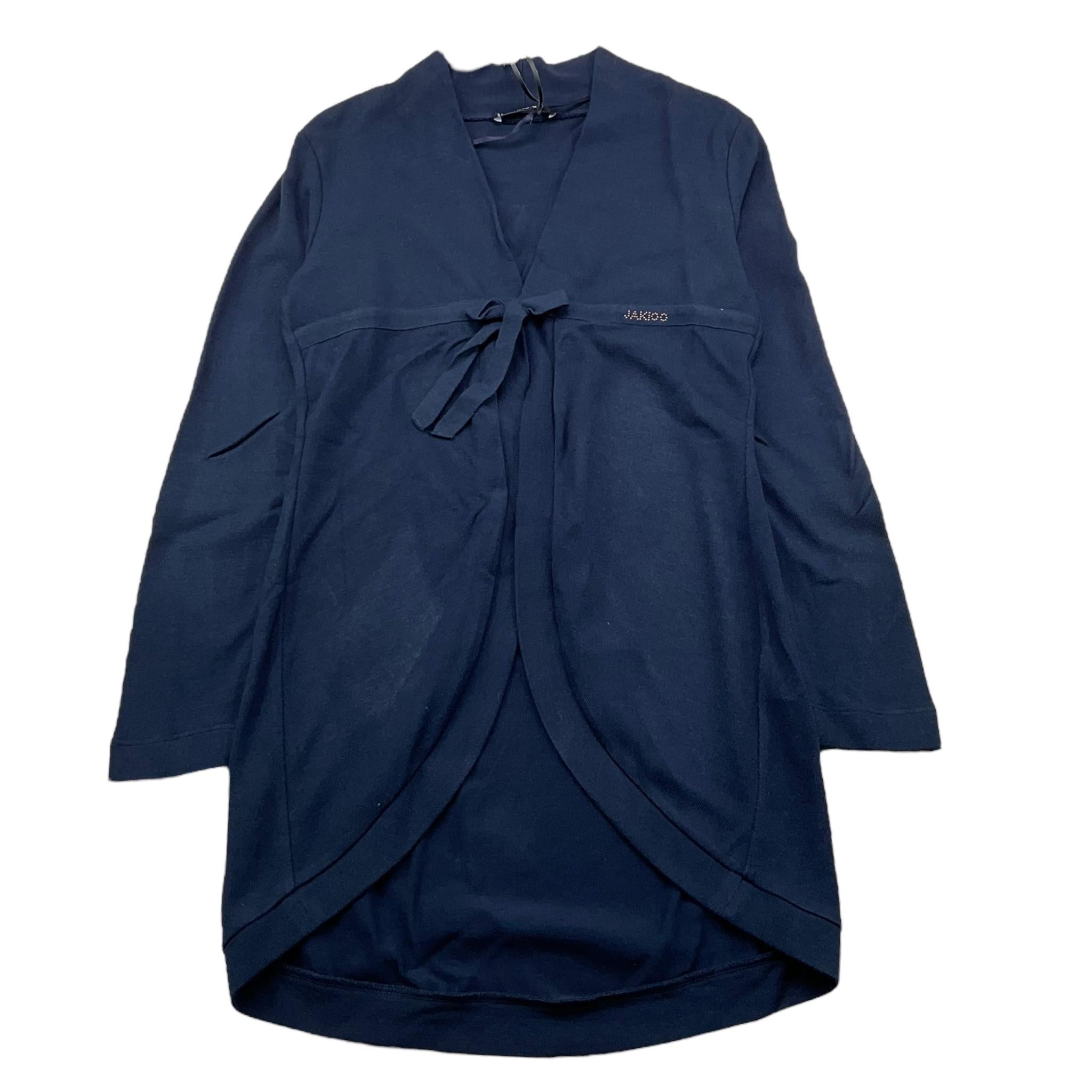 MONNALISA cardigan lung tinta unita Blu per Bambina 414811 BLU MONNALISA