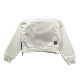 REFRIGIWEAR felpa tinta unita con cappuccio e logo Bianco per Bambina RWG940 BIANCO REFRIGIWEAR