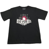 JOHN RICHMOND t-shirt girocollo tinta unita con stampa in contrasto Nero per Bambina RGA25118TS NERO JOHN RICHMOND