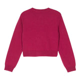 SIMONETTA cardigan tinta unita  Fuxia per Bambina SV9A40 FUXIA SIMONETTA