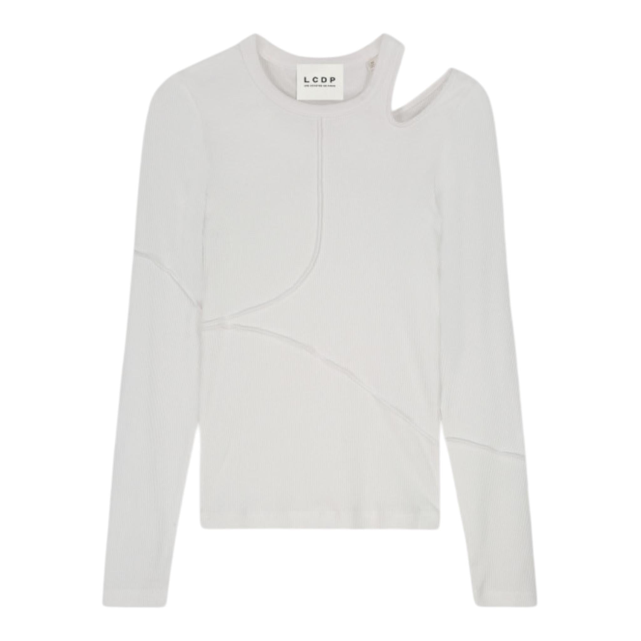 LES COYOTES DE PARIS shirt tinta unita asimmetrica Bianco per Bambina 122220129 BIANCO LES COYOTES DE PARIS