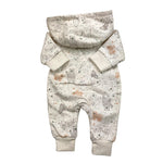 MINI YATSI tutina tinta unita cn stampa orsi e capuccio Panna per Neonato 24433410 PANNA MINI YATSI