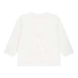 STELLA McCARTNEY shirt girocollo tinta unita con stampa pinguino Bianco per Neonato TT8610 BIANCO STELLA McCARTNEY