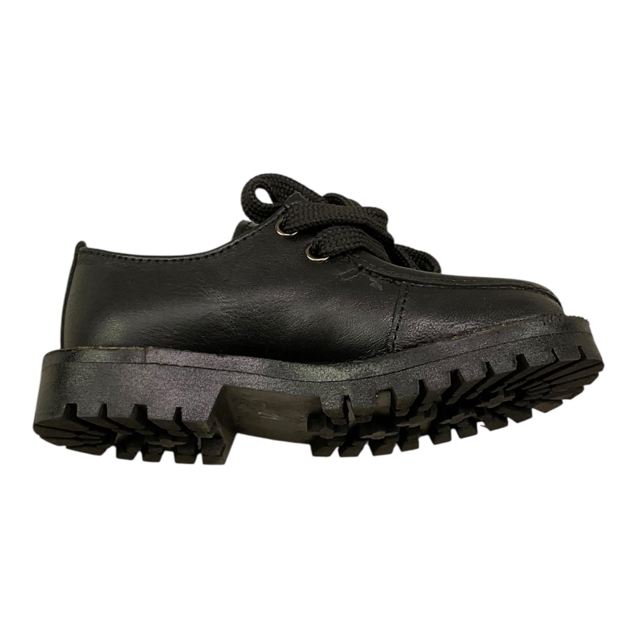 ELI  scarpa elegante tinta unita con lacci Nero per Neonato 22501ADN NERO ELI