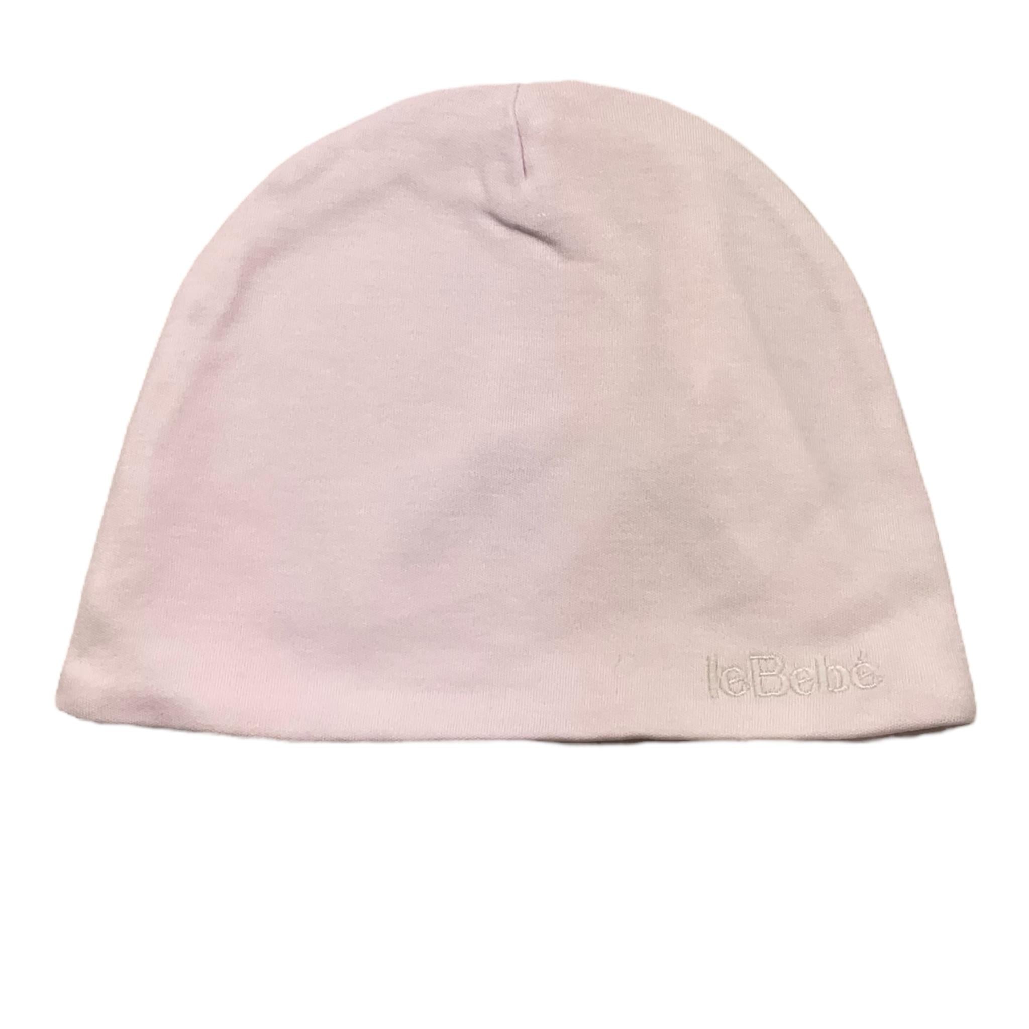 LE BEBE' cappelli tinta unita cn logo Rosa per Neonata LBG5991 ROSA LE BEBE'