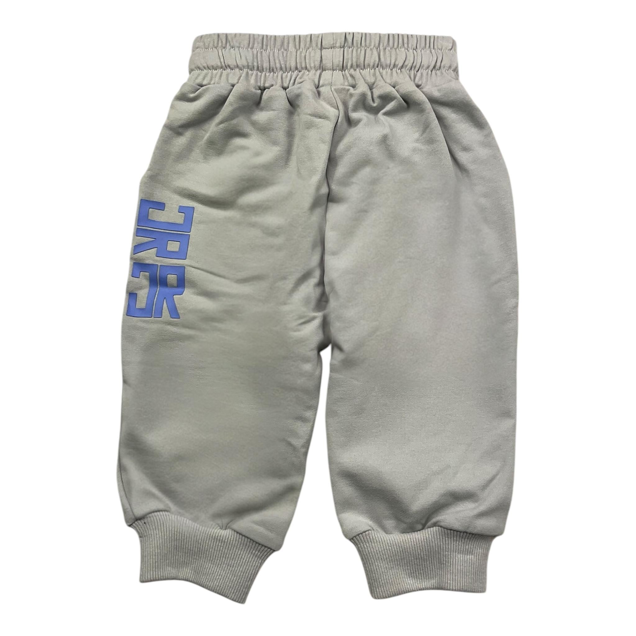 JOHN RICHMOND completo 2pz felpa girocollo tinta unita con stampa-pantalone Grigio per Neonato RIA25055CF GRIGIO JOHN RICHMOND