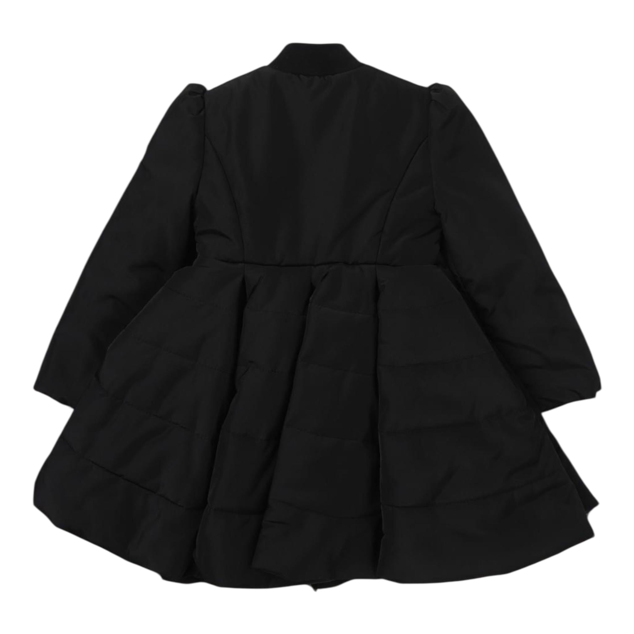 ELISABETTA FRANCHI giubbino tinta unita modello largo Nero per Bambina EFGB100X NERO ELISABETTA FRANCHI
