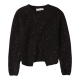 SARABANDA maglia girocollo tinta unita paillettata Nero per Bambina 0A778 NERO SARABANDA