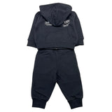 CESARE PACIOTTI completo bicolore 2pz felpa-pantalone Nero per Neonato COMP5315B NERO CESARE PACIOTTI