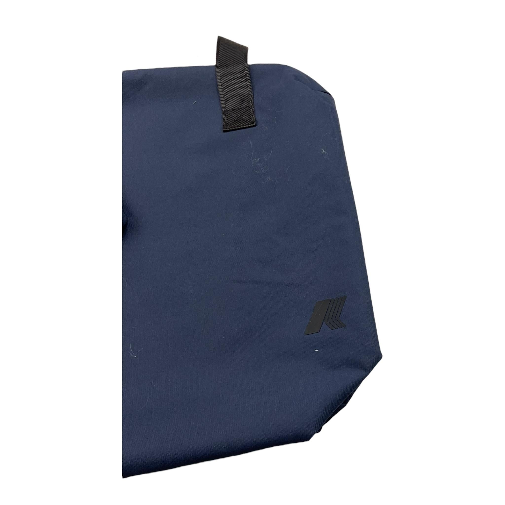 K-WAY borsone tinta unita con logo Blu per Bambino K4136RW BLU K-WAY
