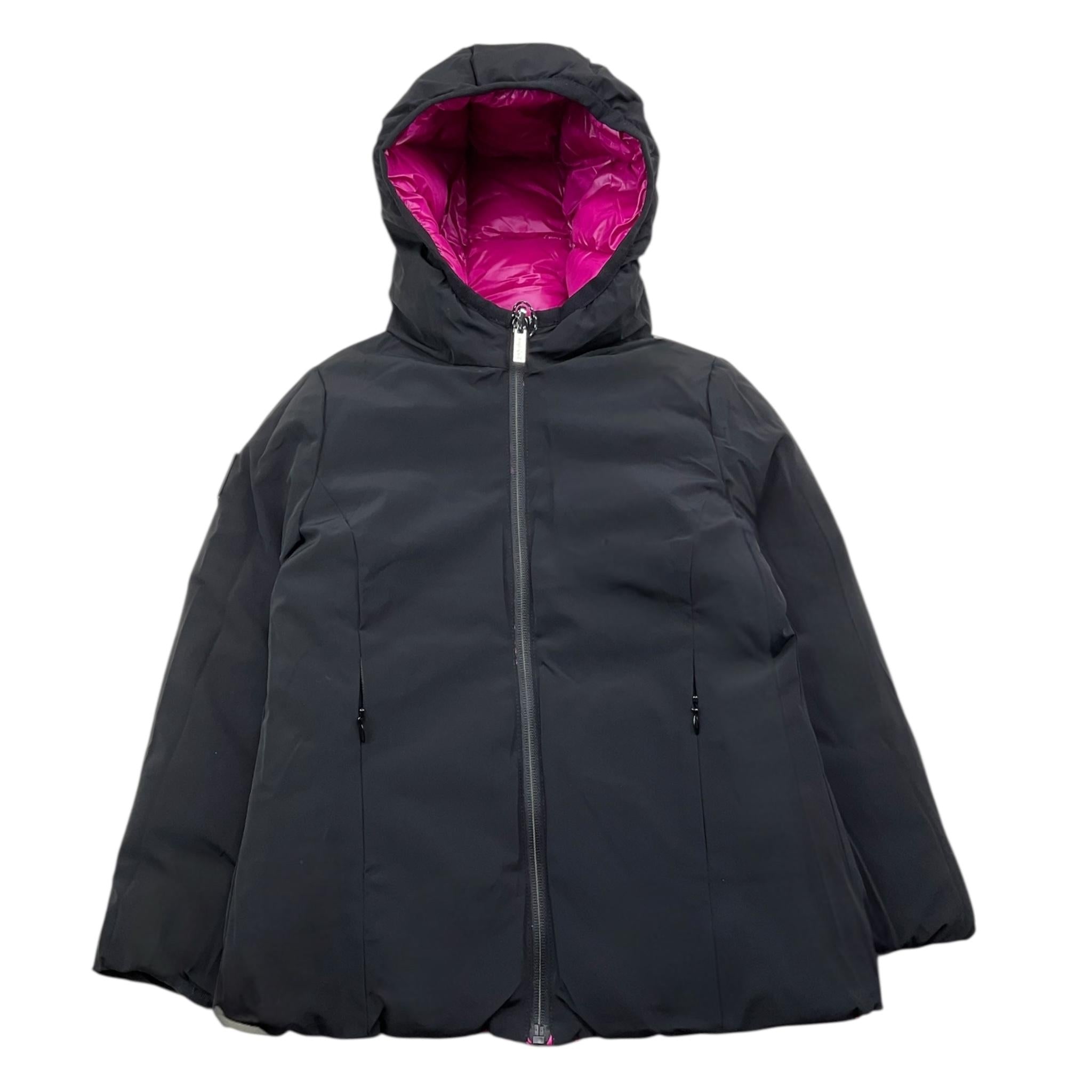 REFRIGUE giubbino reversibile bicolore cn cappuccio Nero/fuxia per Bambina 2841O00001X NERO/FUXIA REFRIGUE