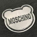 MOSCHINO t-shirt girocollo tinta unita con logo Nero per Bambino H7M03RX NERO MOSCHINO