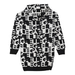 GAELLE abito tinta unita logato con cappuccio Nero per Bambina 2741VW00420 NERO GAELLE