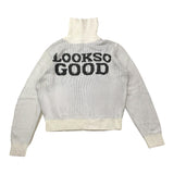 FUN & FUN maglia tinta unita collo alto con brillantini Panna per Bambina FNJSW15937 PANNA FUN & FUN
