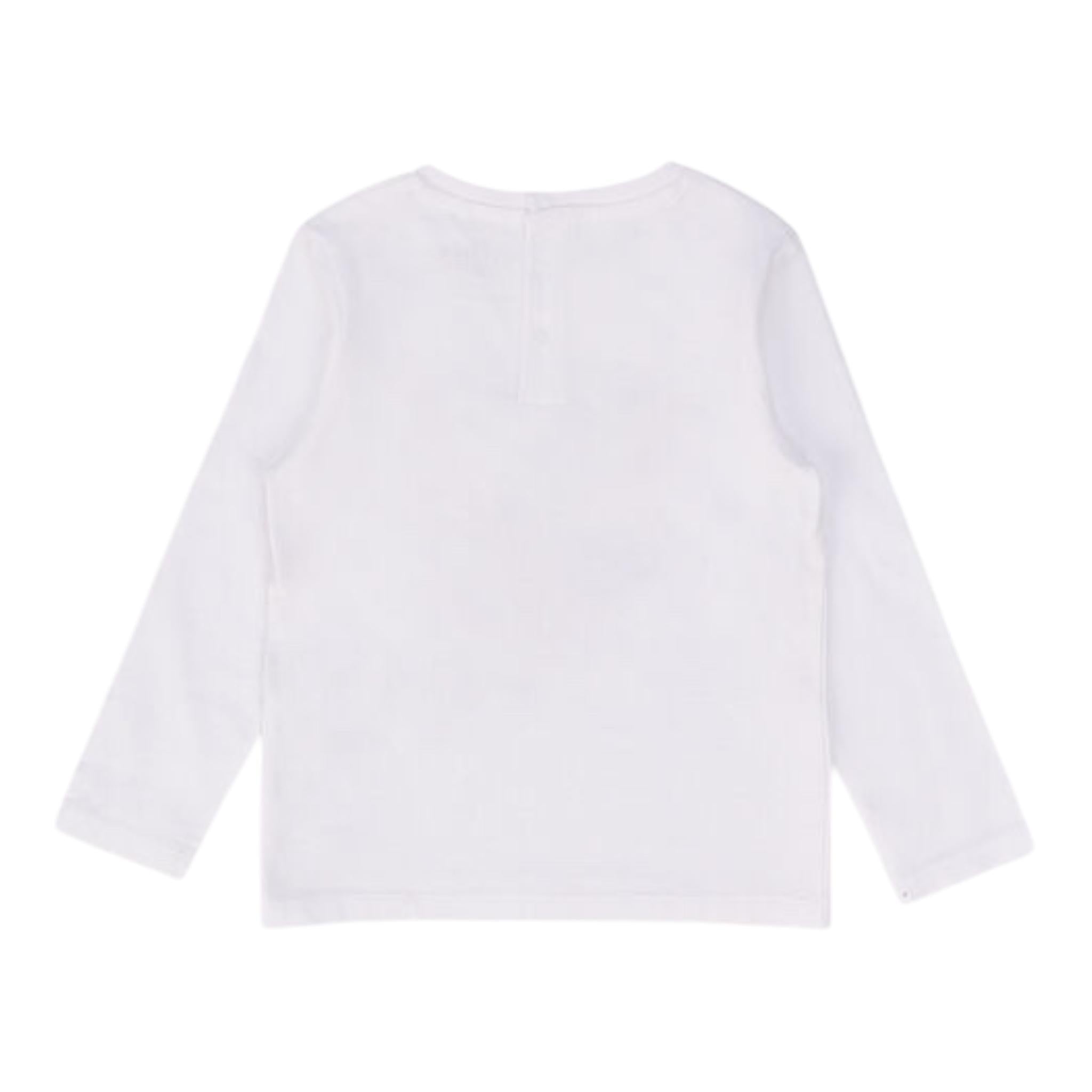 GUESS shirt girocollo tinta unita con stampa Bianco per Neonato I4YI02K8HM4 BIANCO GUESS