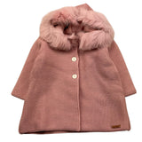 MAC ILUSIO'N cardigan tinta unita con cappuccio Rosa per Neonata 9498H ROSA MAC ILUSIO'N