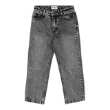 MOSCHINO jeans tinta unita con 5 tasche Nero per Bambina HAP069XX NERO MOSCHINO
