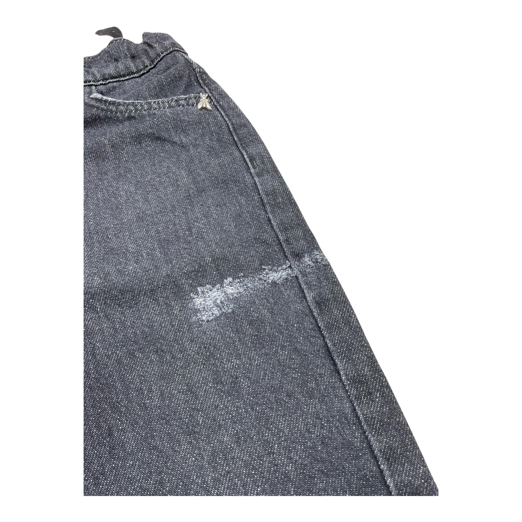 PATRIZIA PEPE jeans tinta unita con strappi Nero per Bambina 7P0367X NERO PATRIZIA PEPE