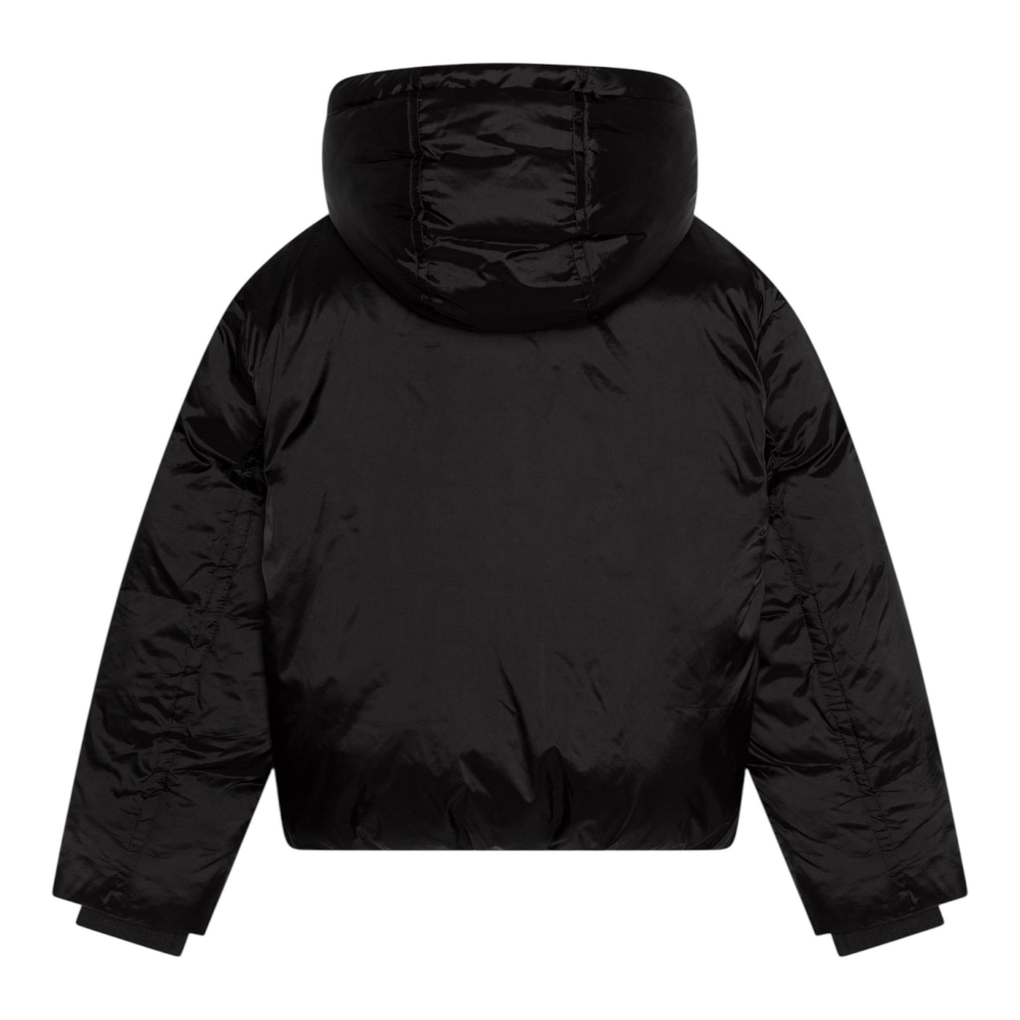 CALVIN KLEIN giubbino tinta unita con zip e cappuccio Nero per Bambina IG0IG02683 NERO CALVIN KLEIN