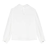 SIMONETTA camicia manica lunga tinta unita Bianco per Bambina SV5A40 BIANCO SIMONETTA