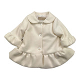 LA STUPENDERIA giubbino tinta unita con bottoni Panna per Neonata TCGB22 PANNA LA STUPENDERIA