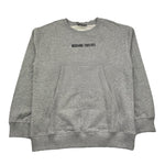 MOSCHINO felpa tinta unita girocollo con stampa Grigio per Bambino HUF08MX GRIGIO MOSCHINO