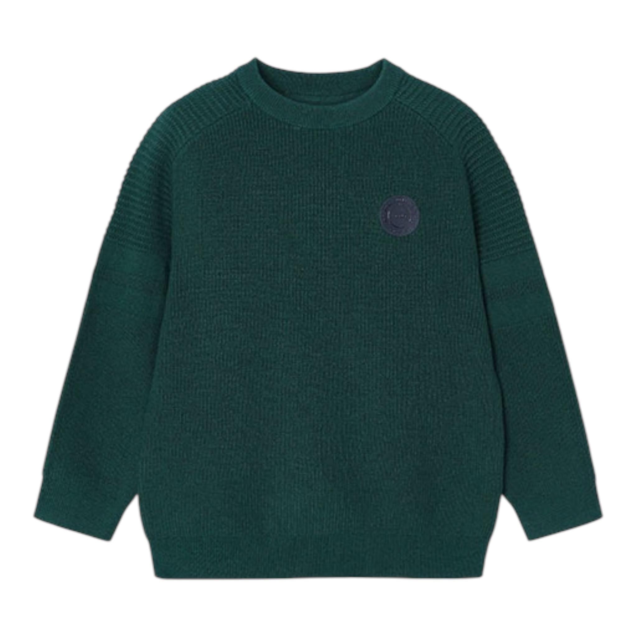 MAYORAL maglia girocollo tinta unita Verde per Bambino 4337 VERDE MAYORAL