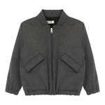 VICOLO giubbino tinta unita con zip Grigio per Bambina 3141O00079 GRIGIO VICOLO