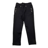 JOHN RICHMOND pantalone tinta unita con applicazioni Nero per Bambina RGA24020LEJ NERO JOHN RICHMOND