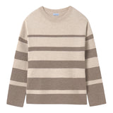 MAYORAL maglia girocollo fantasia a righe Beige per Bambina 7311 BEIGE MAYORAL