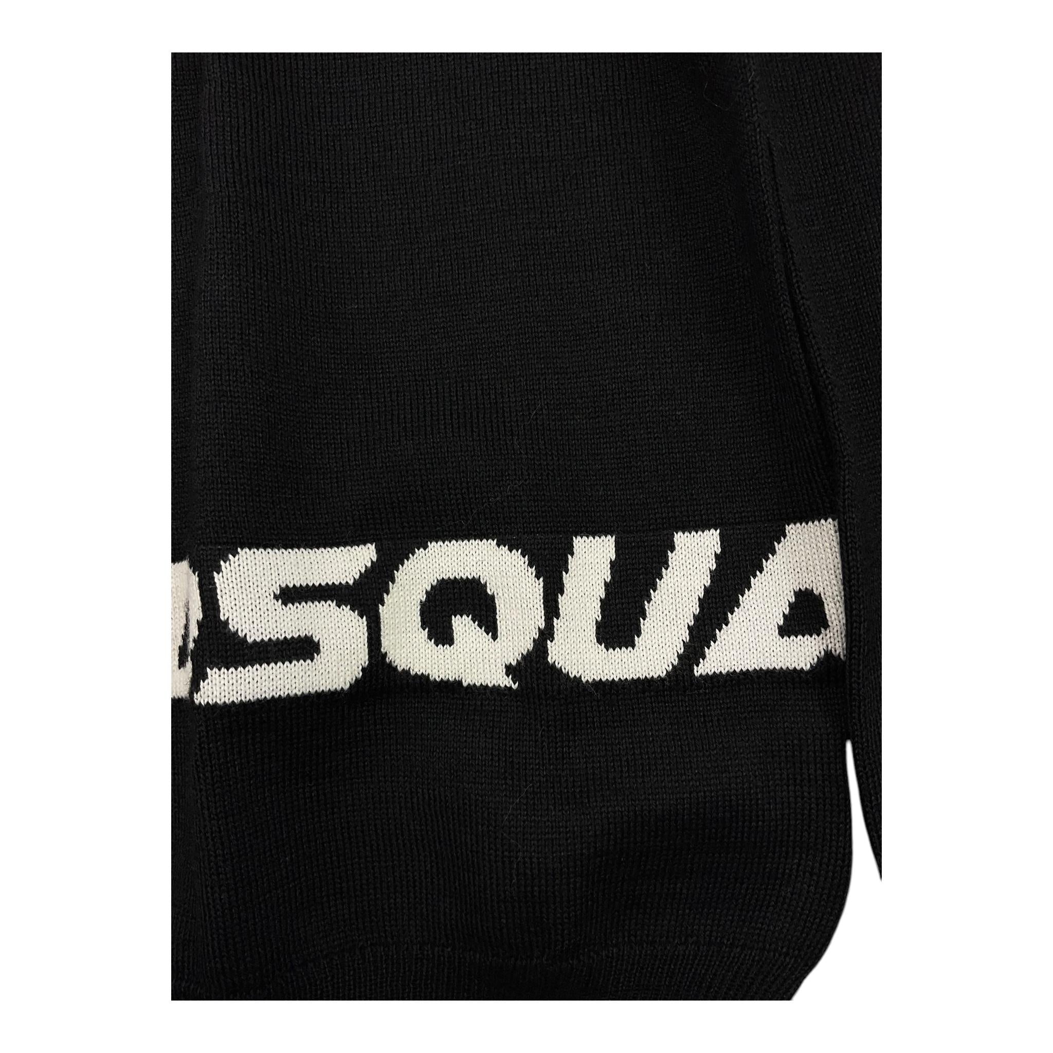 DSQUARED2 maglia tinta unita girocollo con stampa Nero per Bambino DQ2453 NERO DSQUARED2
