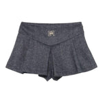 ELISABETTA FRANCHI short tinta unita con microfantasia Blu per Neonata EGBE019X BLU ELISABETTA FRANCHI