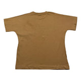 DISCLAIMER t-shirt girocollo tinta unita con stampa in contrasto Beige per Bambino 24IDK58227 BEIGE DISCLAIMER