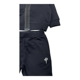 CESARE PACIOTTI completo bicolore 2pz felpa-pantalone Nero per Neonato COMP5315B NERO CESARE PACIOTTI