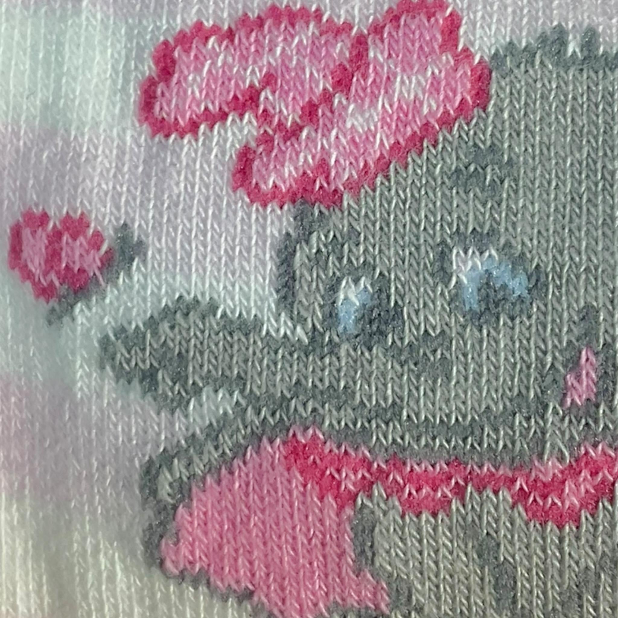 MONNALISA calze tinta unita con stampa dumbo Panna per Bambina 39D000 PANNA MONNALISA
