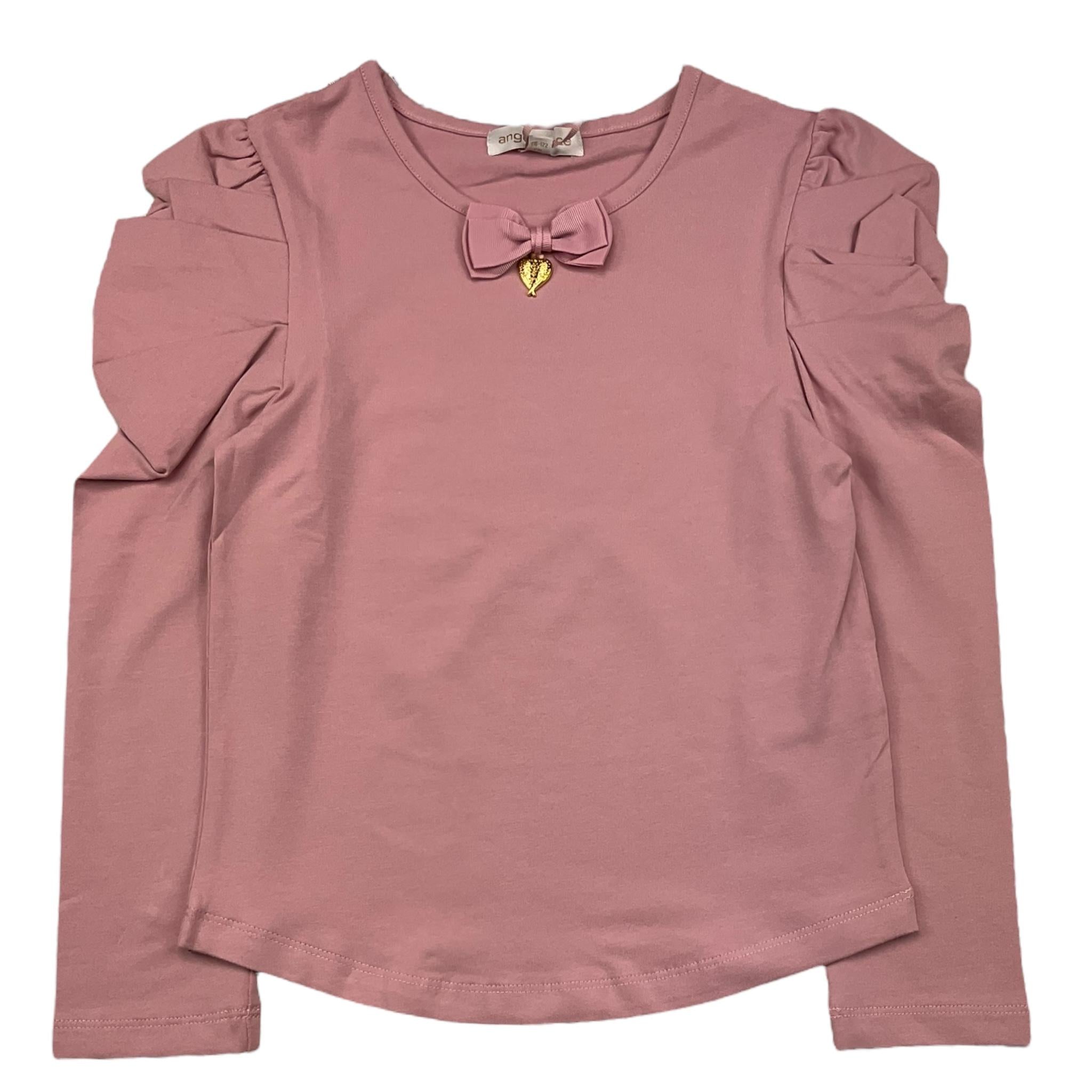ANGEL'S FACE shirt girocollo tinta unita con fiocco Rosa per Bambina ALVERA ROSA ANGEL'S FACE