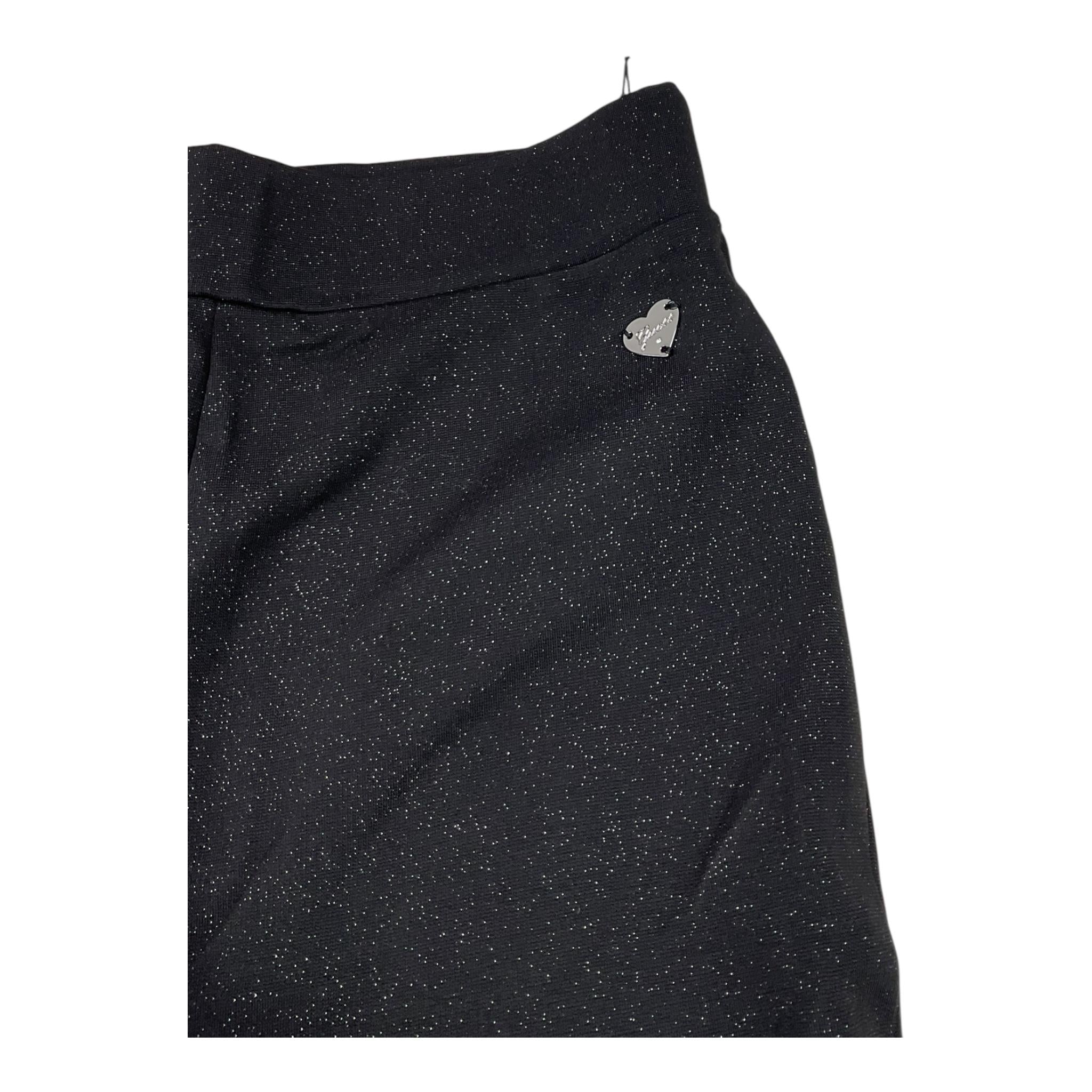 GUESS pantalone tinta unita modello zampa con elastico in vita Nero per Bambina J4BB09KBYJ0 NERO GUESS